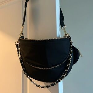 Black Crossbody Bag with Stunning Details!